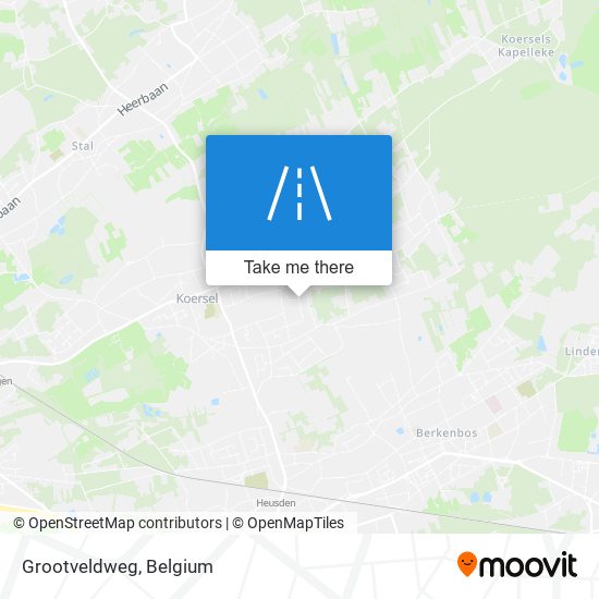 Grootveldweg map