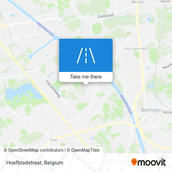 Hoefbladstraat map