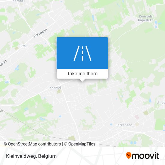 Kleinveldweg map