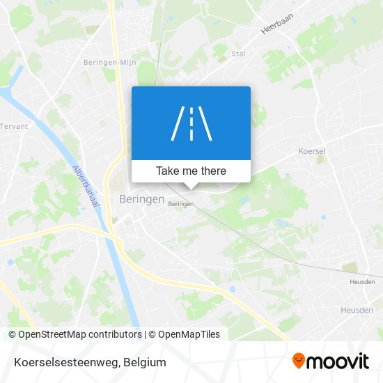 Koerselsesteenweg plan