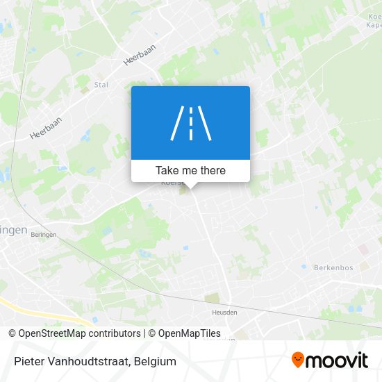 Pieter Vanhoudtstraat plan