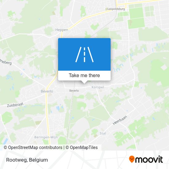 Rootweg map