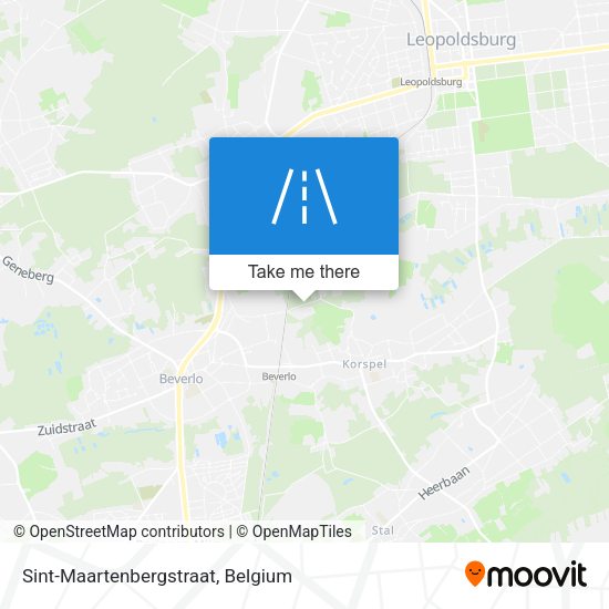 Sint-Maartenbergstraat map