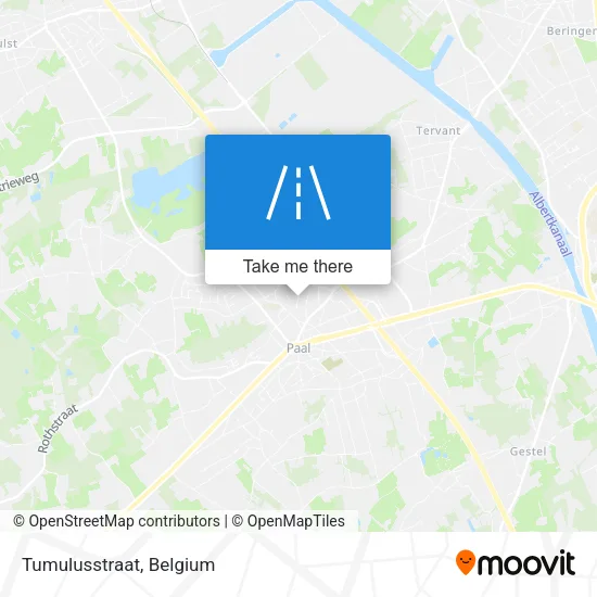 Tumulusstraat map
