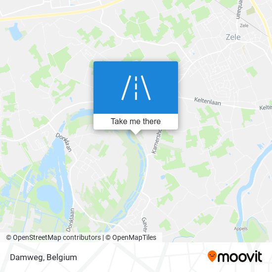 Damweg map