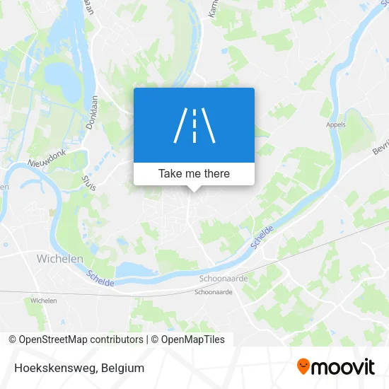Hoekskensweg map