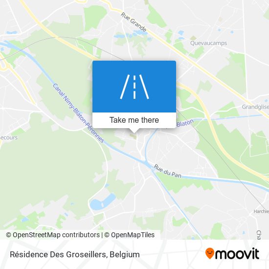 Résidence Des Groseillers map