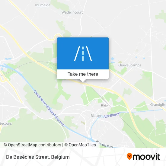 De Basècles Street map