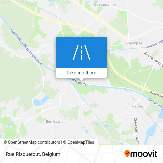 Risquetout Street map