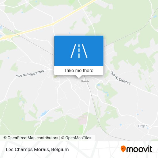 Les Champs Morais plan