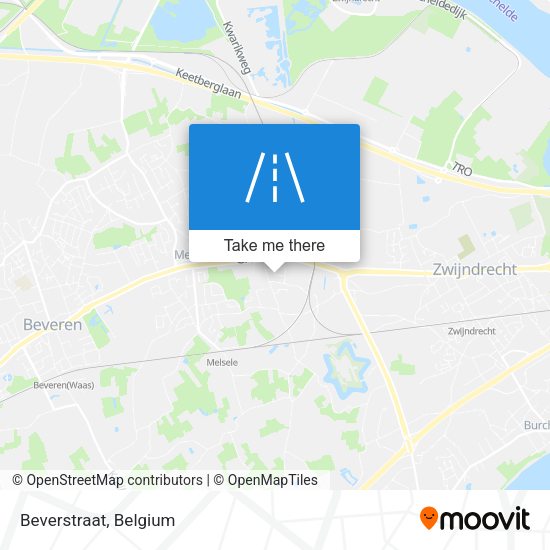 Beverstraat map