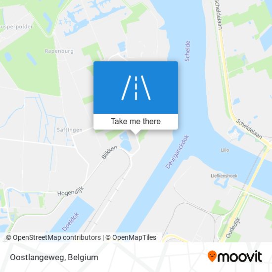 Oostlangeweg map