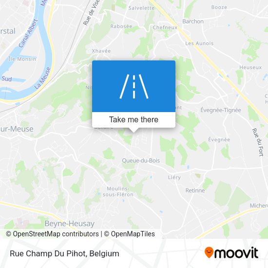 Rue Champ Du Pihot plan