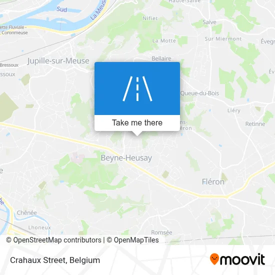 Crahaux Street map