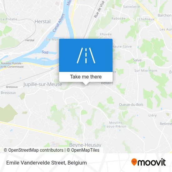 Emile Vandervelde Street map