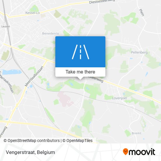 Vengerstraat map