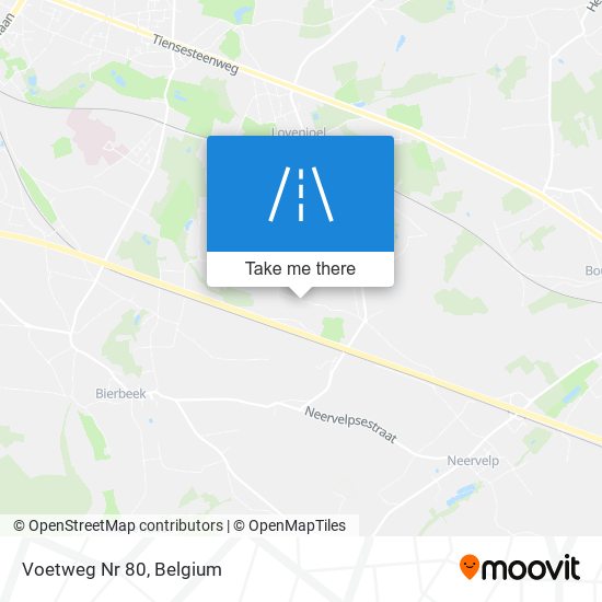 Voetweg Nr 80 map