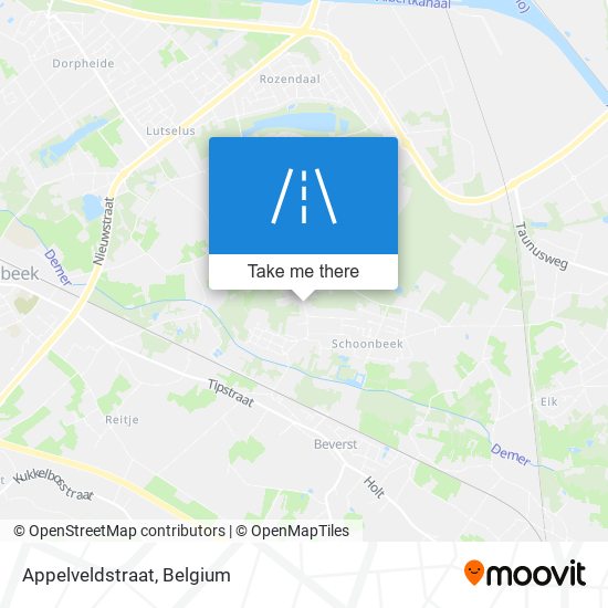 Appelveldstraat map