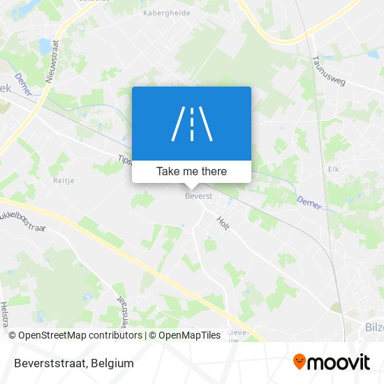 Beverststraat map