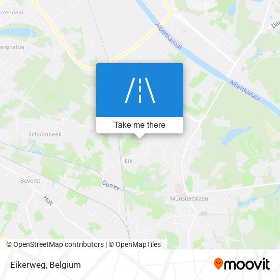 Eikerweg map