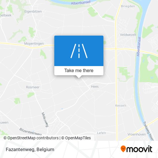 Fazantenweg map