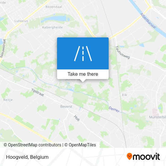 Hoogveld map