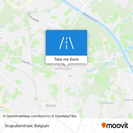 Scapulierstraat map