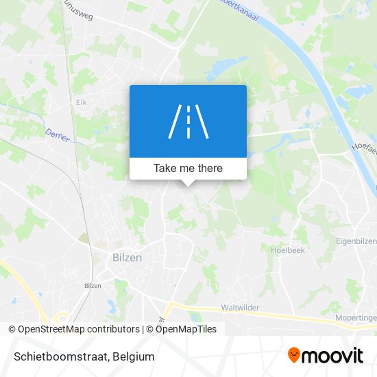 Schietboomstraat map