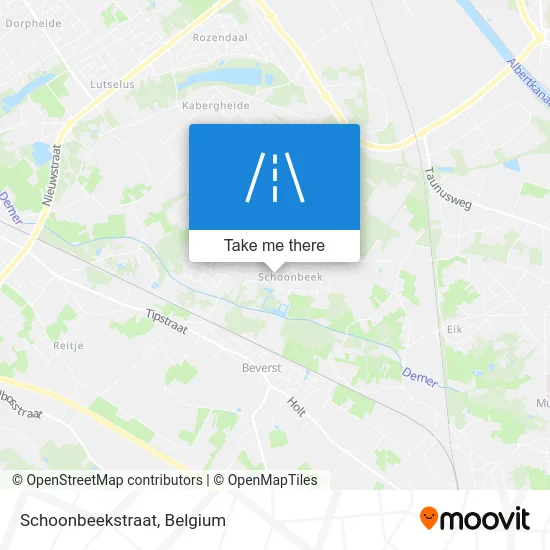 Schoonbeek Street map