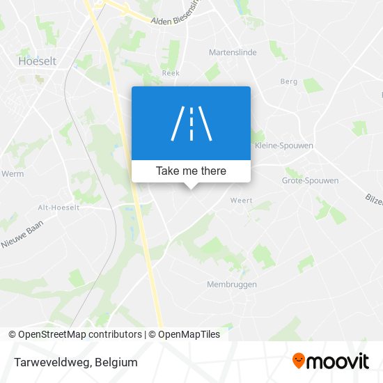 Tarweveldweg map