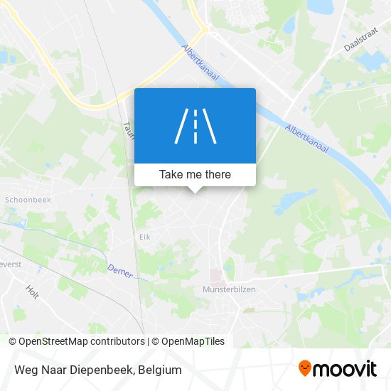 Weg Naar Diepenbeek map