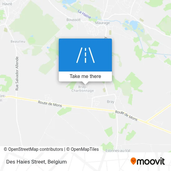 Des Haies Street map