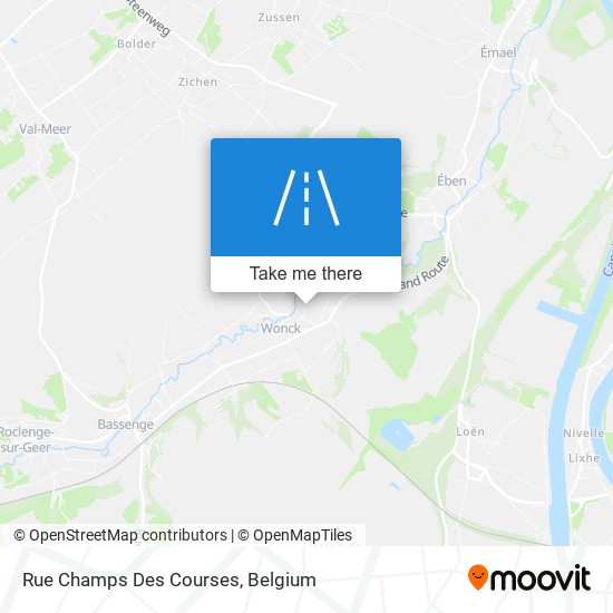 Rue Champs Des Courses map