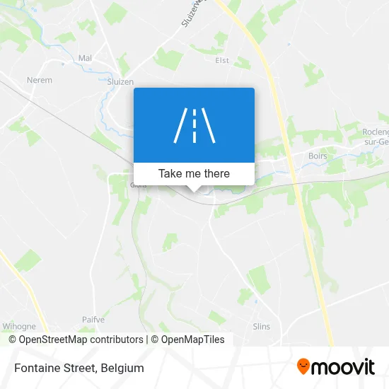 Fontaine Street map