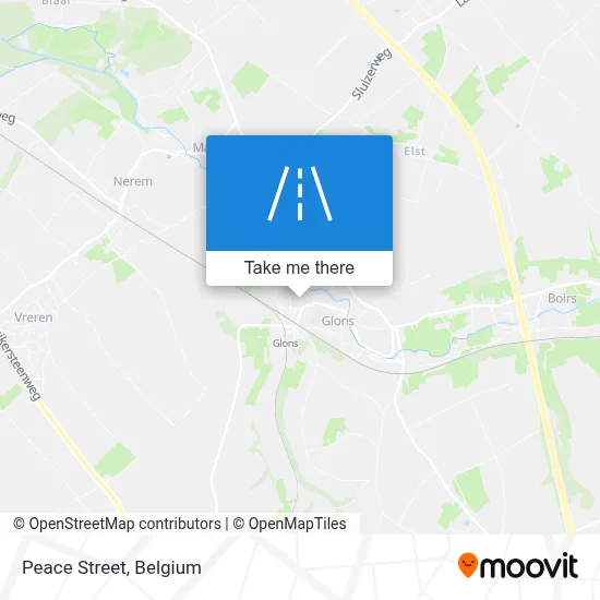 Peace Street map