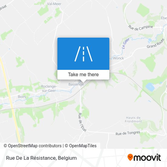 Rue De La Résistance map