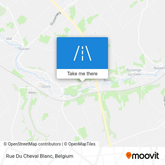 Rue Du Cheval Blanc plan