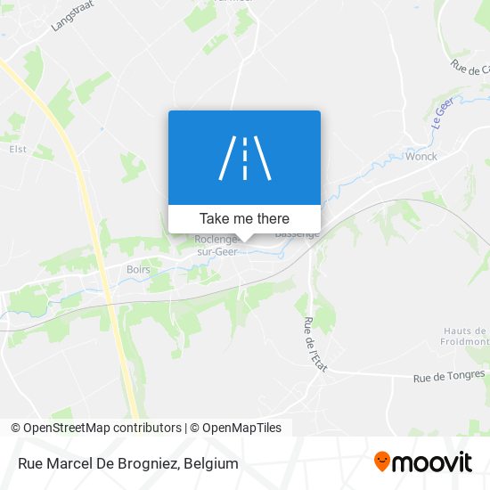 Rue Marcel De Brogniez map
