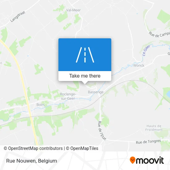 Rue Nouwen map