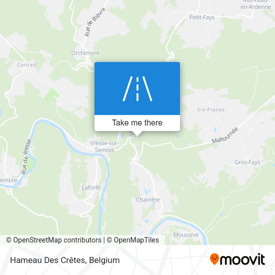 Hameau Des Crêtes plan