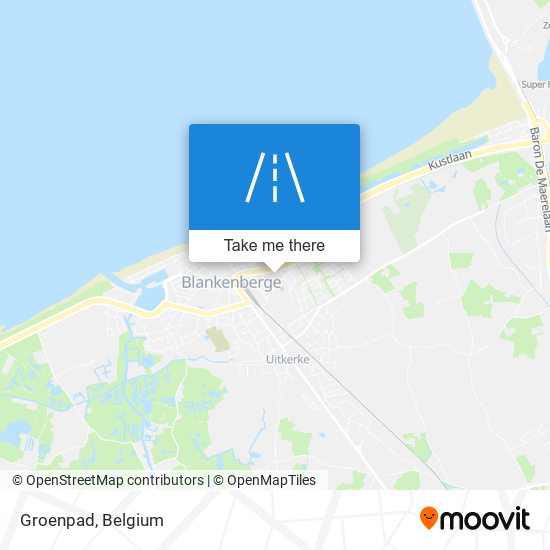 Groenpad map