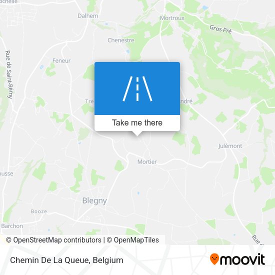 Chemin De La Queue plan