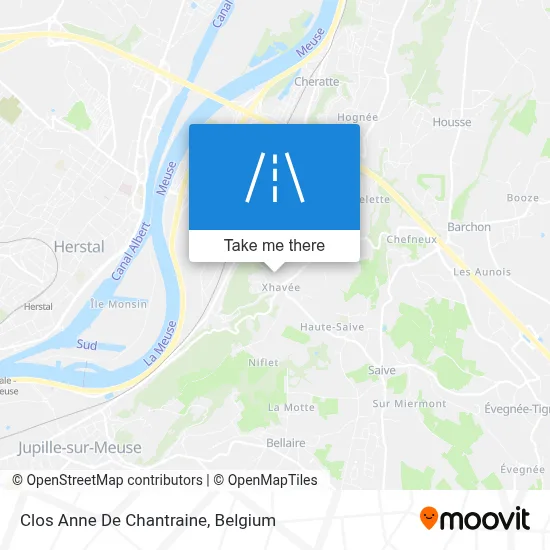 Clos Anne De Chantraine map