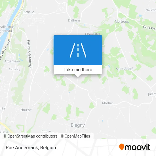 Andernack Street map