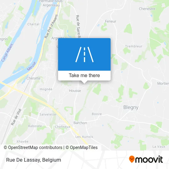 Street of Lassay map