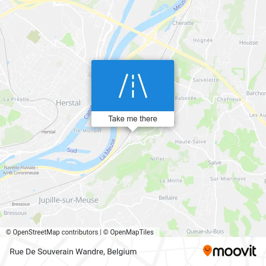 Sovereign Wandre Street map