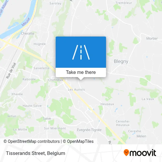 Tisserands Street map