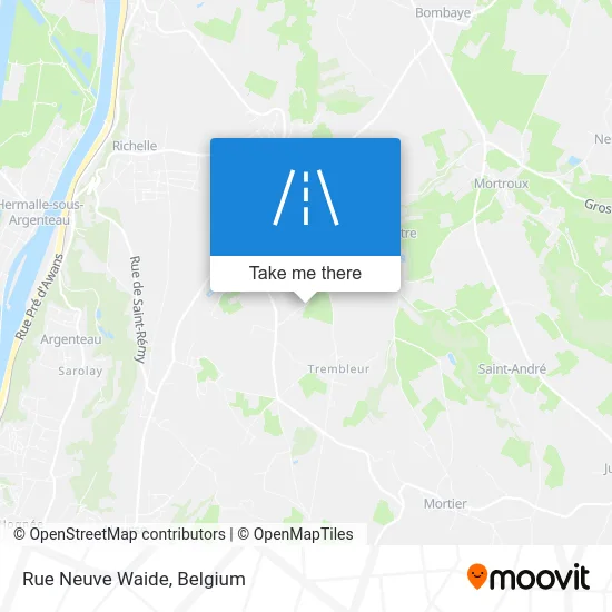 New Waide Street map