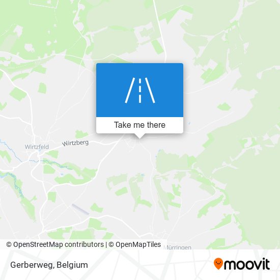 Gerberweg map