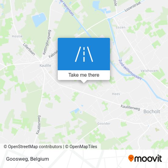 Goosweg map